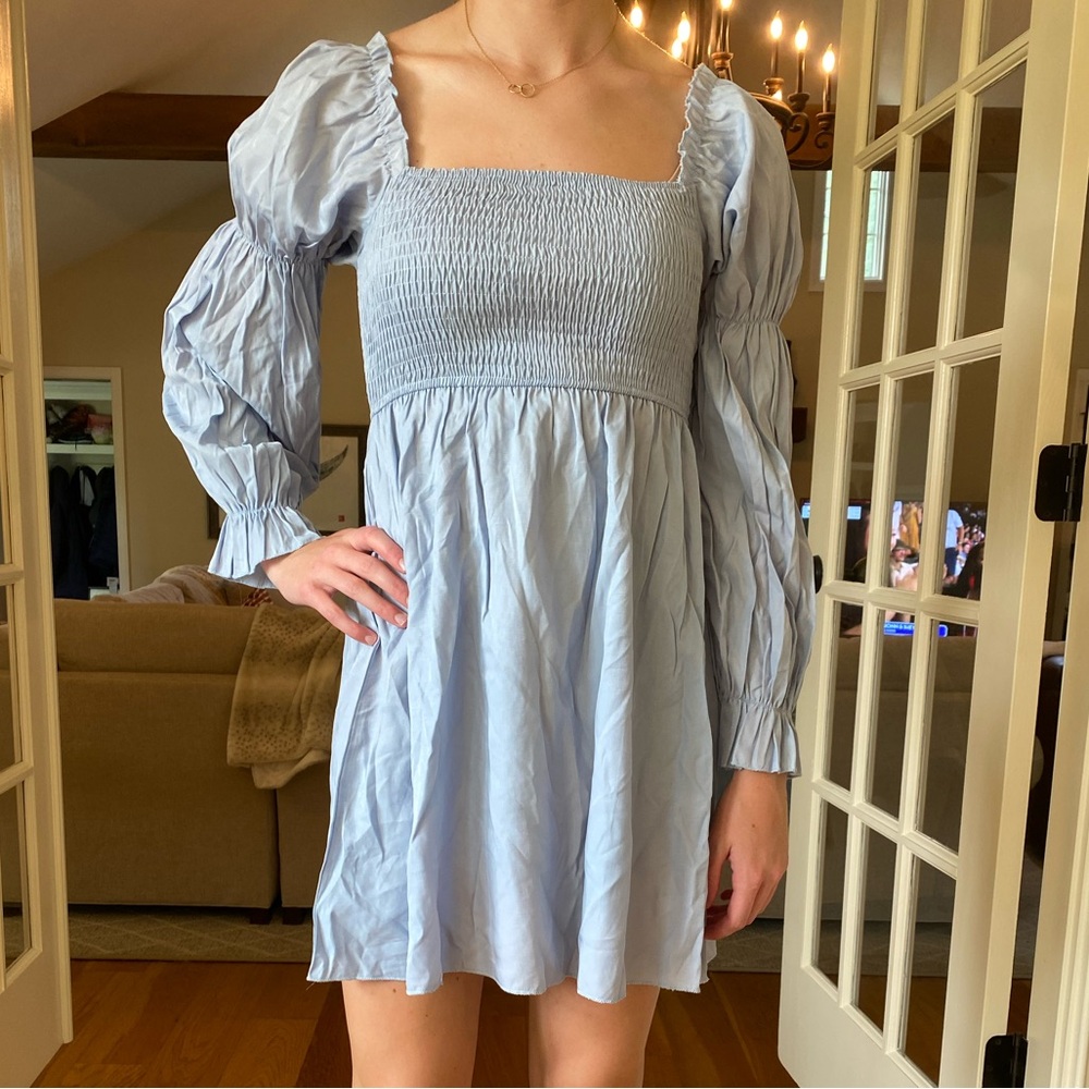 Baby blue sundress